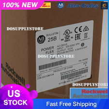New Sealed Allen Bradley 25B-D010N104 /A Powerflex 525 AC Drive 5HP 4.0KW do do