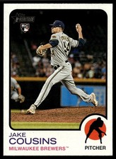 2022 Topps Heritage Jake Cousins Rookie Milwaukee Brewers #116
