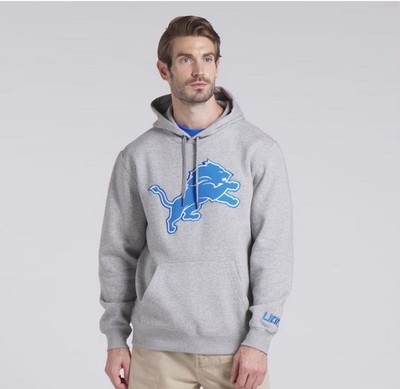 Men s Medium | Detroit Lions Fanatics Legacy Fleece Pullover Hoodie Heather Gray