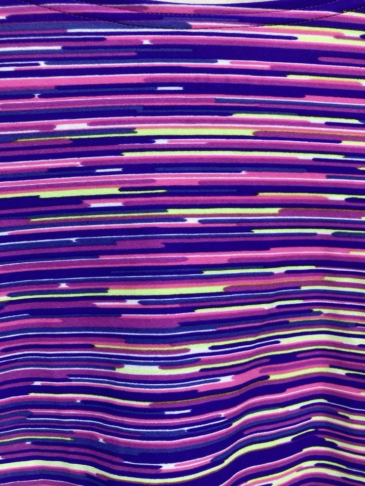 LL Bean верхний молодежи большой 14-16 фиолетовый длинным рукавом радуги нейлона эластичной - Изображение 2 из 3