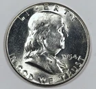 *1954 FRANKLIN HALF DOLLAR* *GEM BU+++* NR #G4115