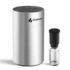 GentleJet Waterless Essential Oil Diffuser, Ultrasonic Cool Mist, Aromatherapy