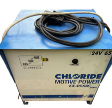 CHLORIDE MOTIVE POWER 24V 65AMP ELECTRIC FORKLIFT CHARGER SINGLE PHASE 240V