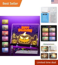 Creative 6-Color Acrylic LED Message Board - Perfect Gift for All Occasions