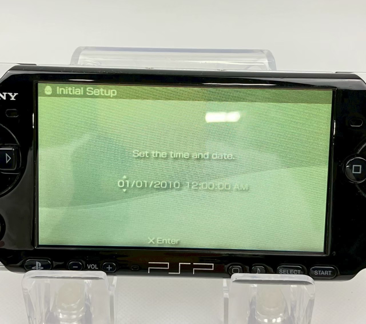 Sony PSP-3000 Piano Black Console & New Battery Memory Card USB Cable Set 3026