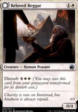 Beloved Beggar 3 Uncommon Innistrad: Midnight Hunt Magic: The Gathering NM