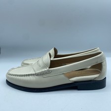 GH Bass  Co Summer Whitney Weejuns Shoes Womens 6M Loafer Beige Boho NWOB