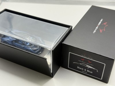 1:64 HH Model Resin Bugatti Chiron Supersprort Black & Blue   - Limited 299pcs