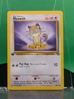 Meowth 56/64 1st Edition Jungle Set Common 1999 English Pokemon WoTC