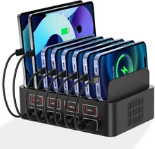 USB Charging Station, 150W 16 Port USB a Charging Station - Supports Iphone Ipad