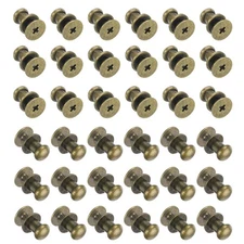 36 Pcs M3*5 Mini Round Knobs, 5mm Small Drawer Pulls, Bronze