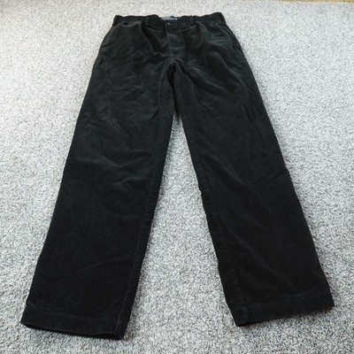 VTG Ralph Lauren Pants Mens 35X32 Black Corduroy Andrew Chino