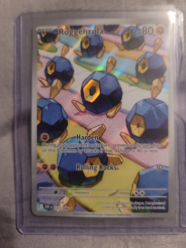 Roggenrola 127/086 Sv: White Flare Holo