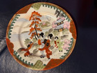 2 Antique Japanese Plates Kutani Hand Painted — photo 2