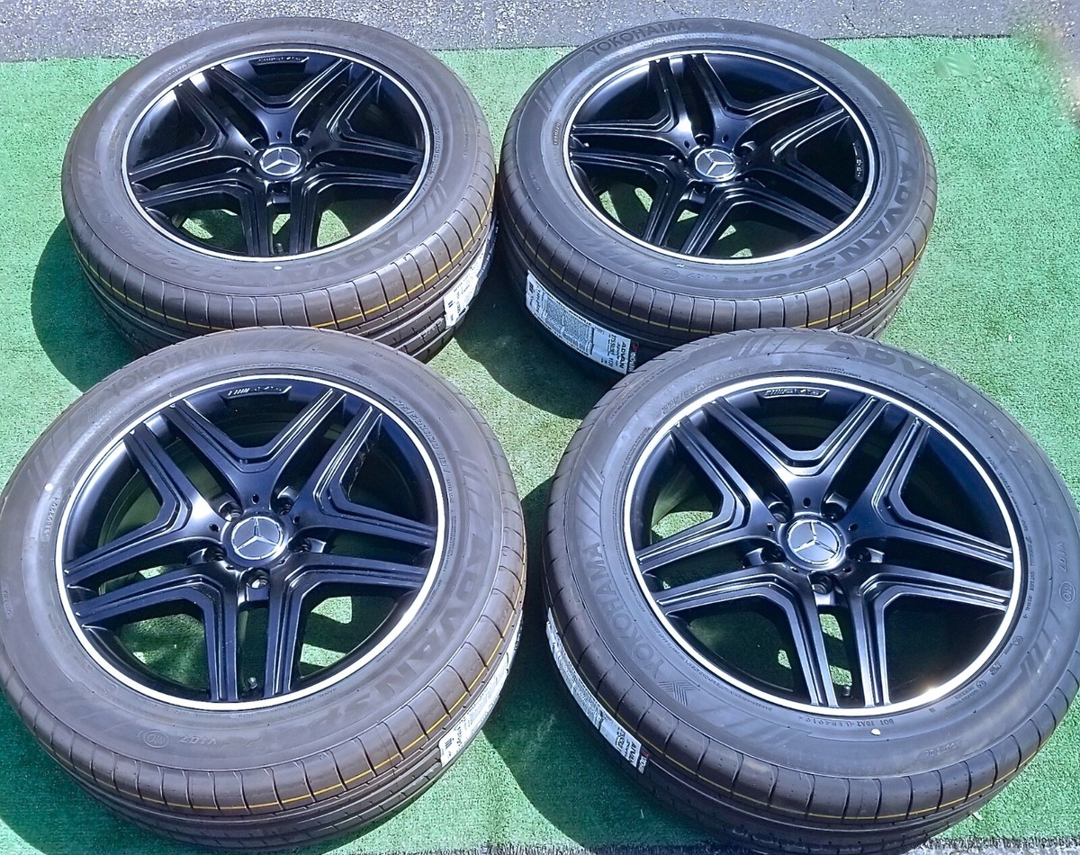 Factory Mercedes Benz G63 Wheels New Tires 4 Black Genuine OEM AMG