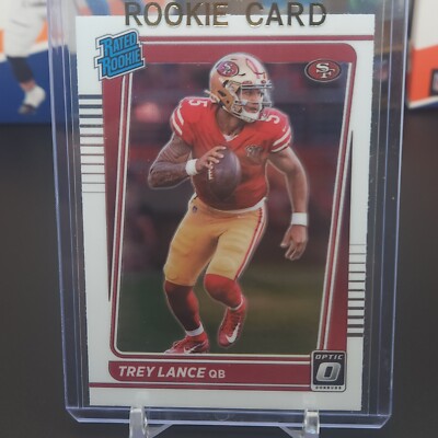 Trey Lance Rated Rookie RC #203 49ers 