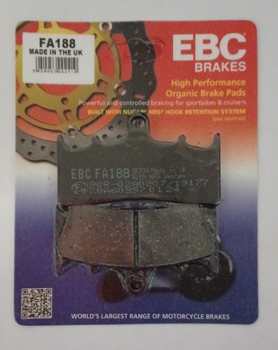 EBC Organic FRONT and REAR Disc Brake Pads Fits SUZUKI TL1000R (1998 to 2002) - Picture 3 of 9