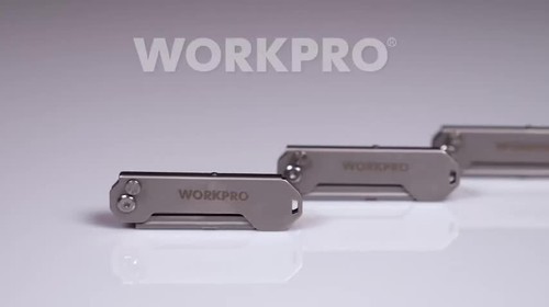 WORKPRO 3er-Pack klappbares Allzweckmesser-Set EDC Teppichmesser Schnellwechselklinge - Video 1 von 1