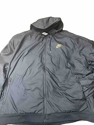 Nike Sportswear Windrunner Winterized QS Jacket Sz XXL Black Nike Sportswear Windrunner Winterized QS Jacket Sz XXL Black