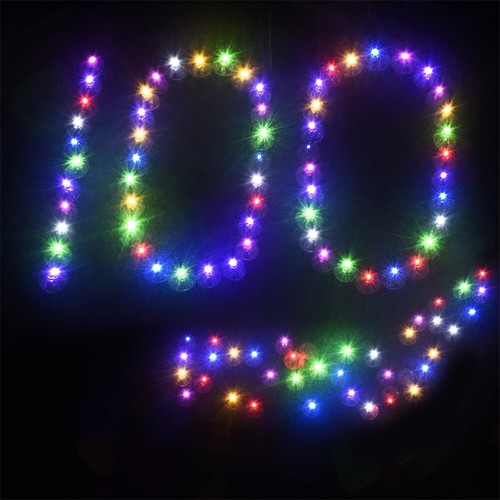 10-100x Individual LED Balloon Lights Tiny Wireless Battery Craft Glow Party-DIY - Picture 8 of 28