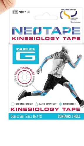 NEO G TAPE Lifestyle & Sport Therapy Aid Colour Blue 5cm x 5m (0208) - Picture 2 of 5