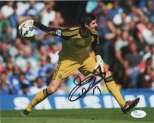 Chelsea FC Thibaut Courtois Autographed Signed 8x10 Photo JSA COA B