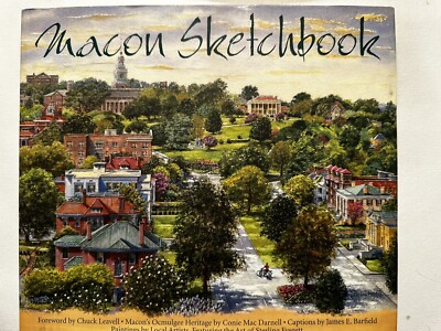 MACON SKETCHBOOK By Conie Mac Darnell & James E. Barfield - Hardcover Good