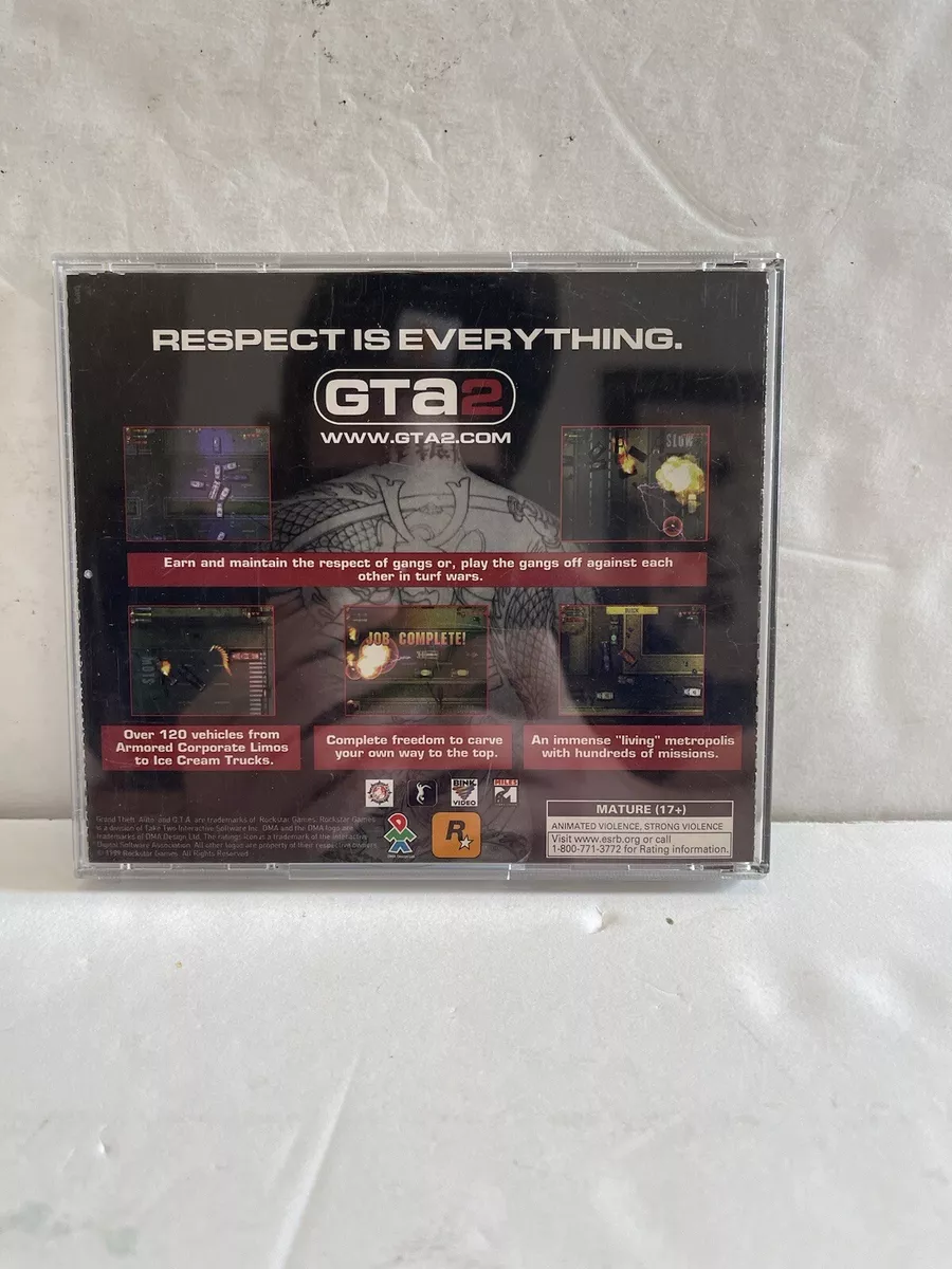 Grand Theft Auto 2 (windows PC CD Rom) - Rockstar Games GTA2 Works