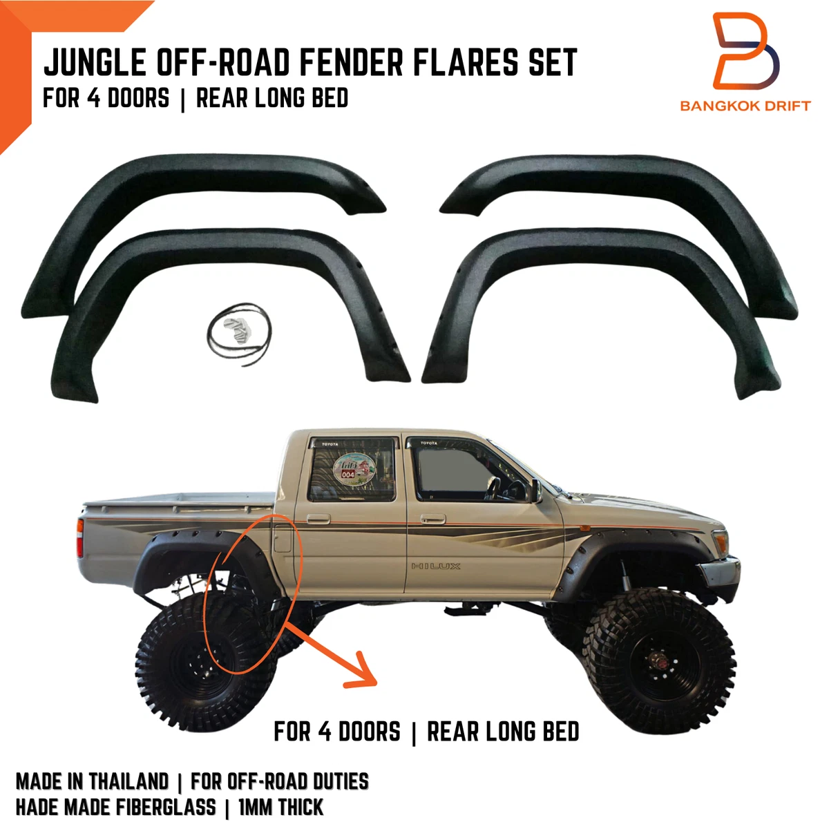 Ln106 hilux flares online