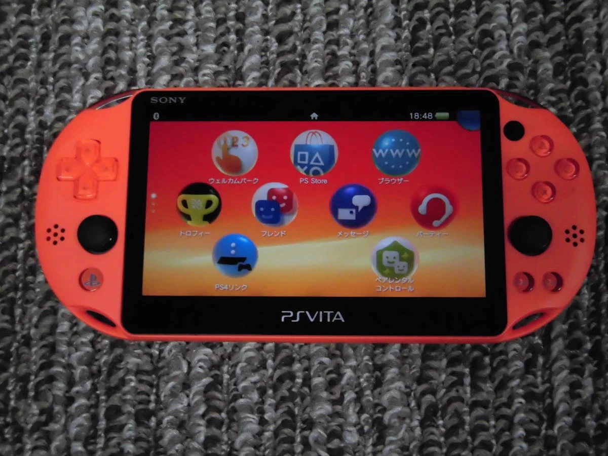 PS Vita 2000 ZA24 Neon Orange Console Region Free Sony