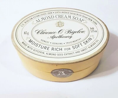 C.O. Bigelow Apothecary Almond Cream Soap Moisture Rich 5.75 oz Bar NIB Rare - Image 1 of 3