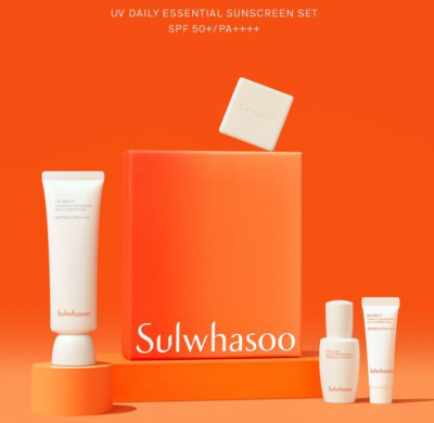 雪花秀UV Daily Essential Sunscreen Set SULWHASOO UV Daily Essential SUNSCREEN Multi-protection SPF50+/