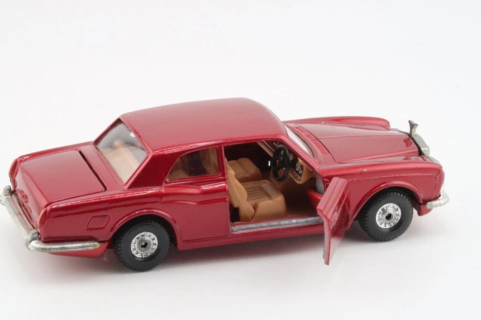 CORGI TOYS 279 * ROLLS ROYCE CORNICHE * DARK RED * 1:36 * OVP * 1979 - Bild 4 von 4