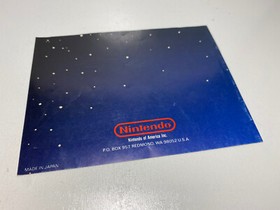 NES MAX Controller Nintendo Original Instruction Manual Booklet Only