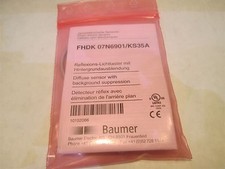 New Baumer FHDK 07N6901/KS35A Diffuse Sensor with Background Suppression