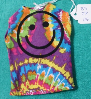 Bright Smiley Face tie-Dye Sleeveless Top for 11''-11.5'' fashion Dolls BSTP116