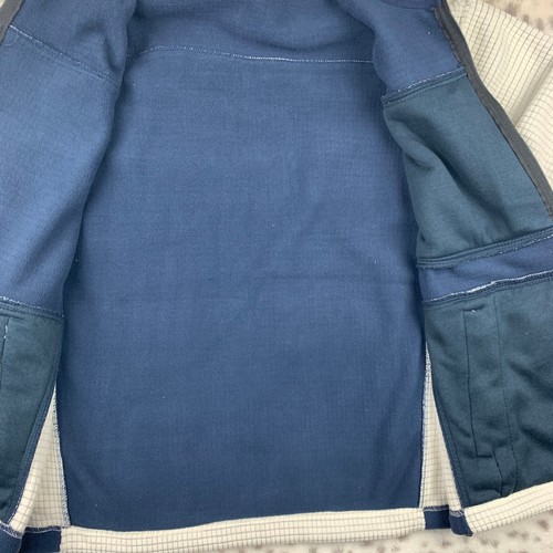 New Balance - Men's Knit "GRID" Fleece Full-zip Jacket | Navy/White | NWT - Picture 9 of 12