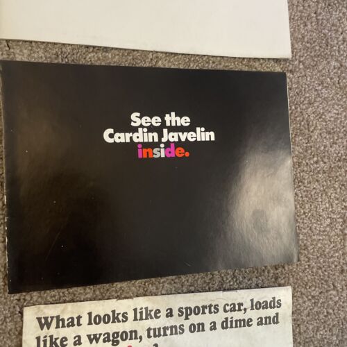 1972 1973 AMC Sales Brochure American Motors Post Cards Lot Amx Cardin Javelin - Picture 6 of 24