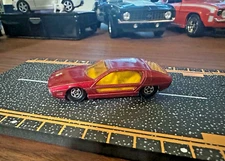 Vintage 1969 Matchbox Lesney #20 Dark Red Maroon 1/64 Diecast Lamborghini Marzal