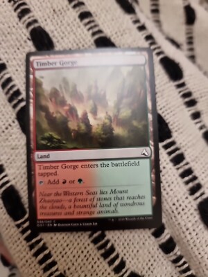 1x MTG Magic The Gathering TCG Timber Gorge Land Global Series 