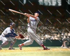 GJ631 Ted Williams Boston Red Sox Splendid 8x10 11x14 16x20 Colorized Photo