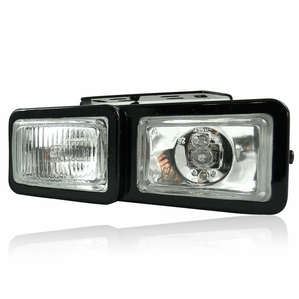 2 Fari Fendinebbia Ausiliari Luce Doppia H3 55W 12V Faretti Alogeni Universali - Immagine 2 di 4