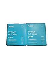 Neuro Gum L-theanine B-12 Nootropics Caffeine 2pk 18 pcs Energy & Focus