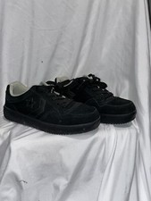 Converse all star steel toe shoes - unisex M 6.5 or W 8.5 - Black Leather