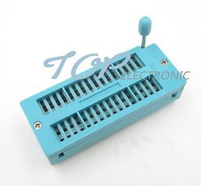 10PCS Narrow-Body 32P 32Pin 2.54MM Universal ZIF DIP Test Tester IC Socket 3M