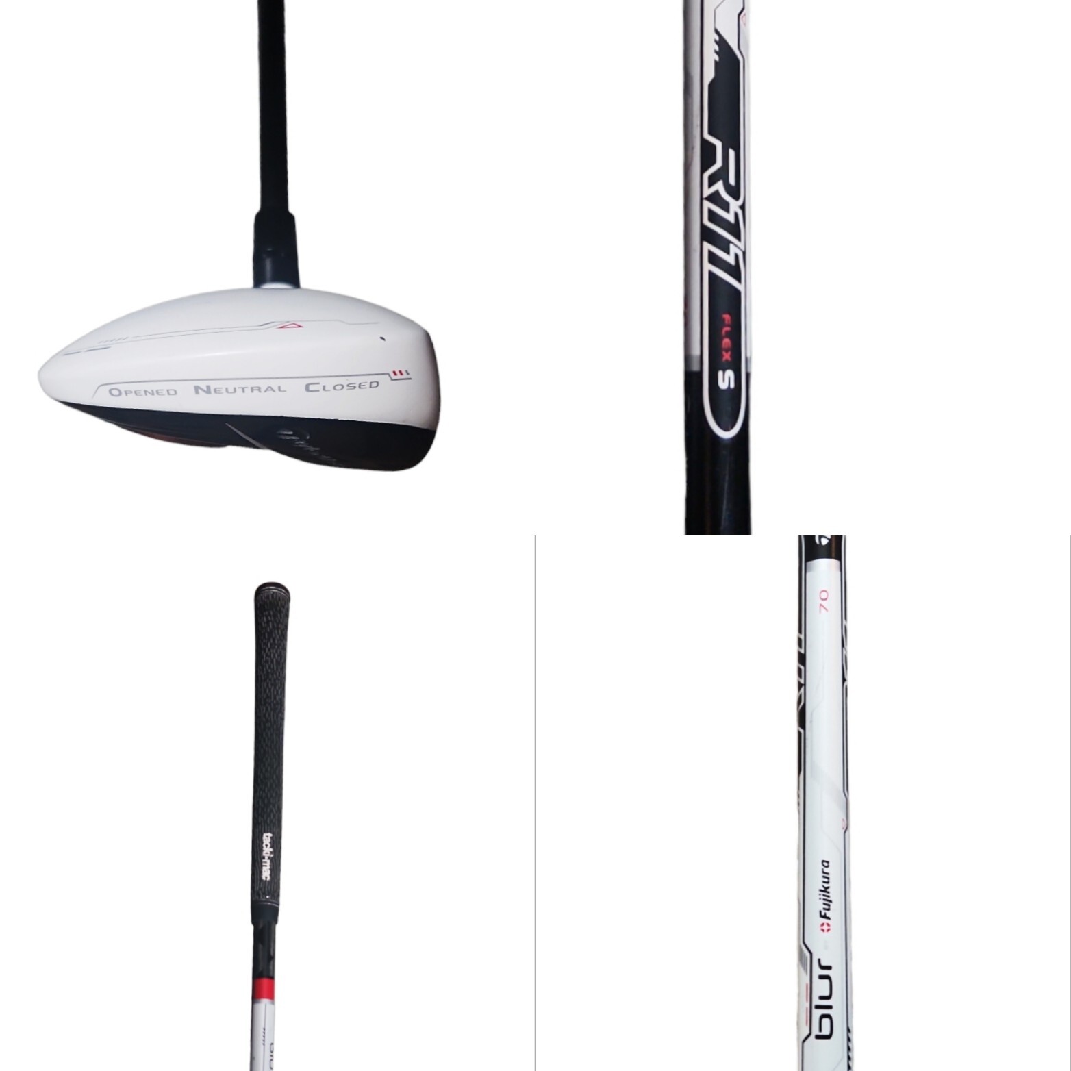 TAYLORMADE R11 FAIRWAY WOOD 3 WOOD 3W 15.5° TM FUJIKURA BLUR 70 S FLEX