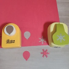 Paper Shaper Punch Lot Alpine Snowflake Balloon Art Craft McGill Family Treasure