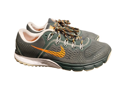 Nike Zoom Terra Size 8 Mesh Green/Orange Lightweight Outdoor Sneakers