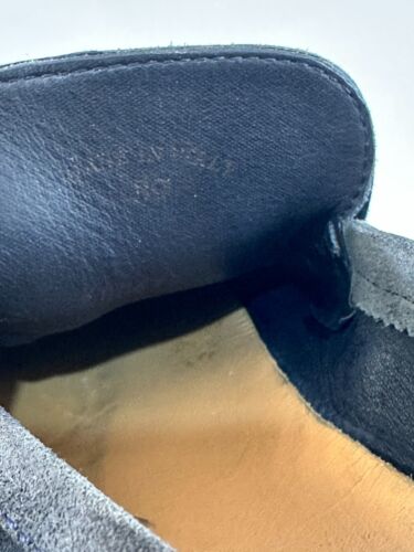 Loro Piana Black Suede Summer Walk Slip On Loafers Size 39 EU - Picture 7 of 9