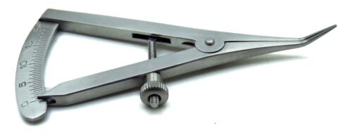Castroviejo Caliper 0 to 20 mm Angled 3.25" Surgical Ophthalmology Instruments - Picture 2 of 4